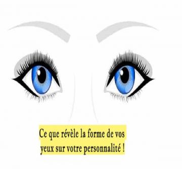 Non seulement les émotions, mais l’information sur la personnalité d’une personne peut être trouvée en étudiant la forme des yeux.