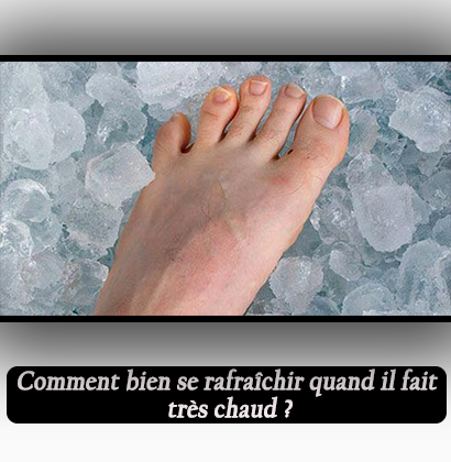 Comment bien se rafraîchir quand il fait très chaud ?