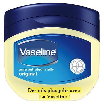 Des cils plus jolis avec La Vaseline !