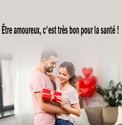 Être amoureux, c'est très bon pour la santé ! 