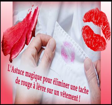 J'adore mettre du rouge à lèvres ! Le souci, c'est qu'une tache sur un vêtement est vite arrivée… Et comme ce maquillage est fait avec des produits très gras, c'est très difficile à enlever ! Grâce à nos astuces découvrez comment enlever ces traces de rouge.