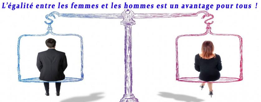 L’égalité entre les femmes et les hommes est un avantage pour tous !
