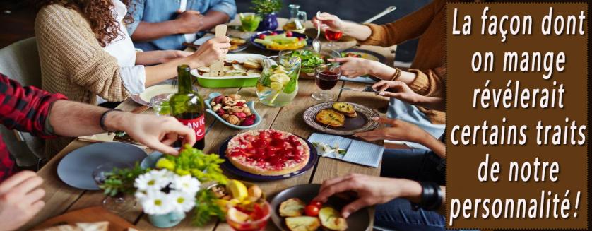 La façon dont on mange révélerait certains traits de notre personnalité ! 