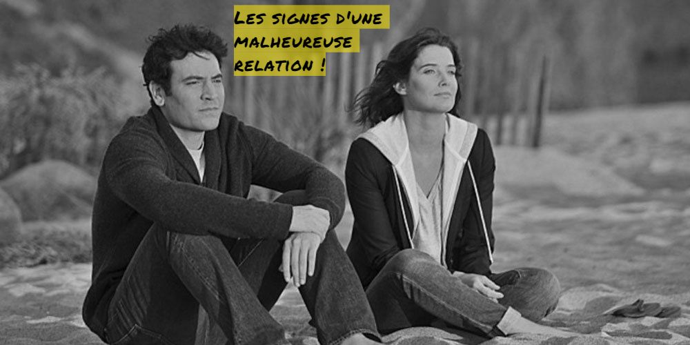 Les signes d'une malheureuse relation