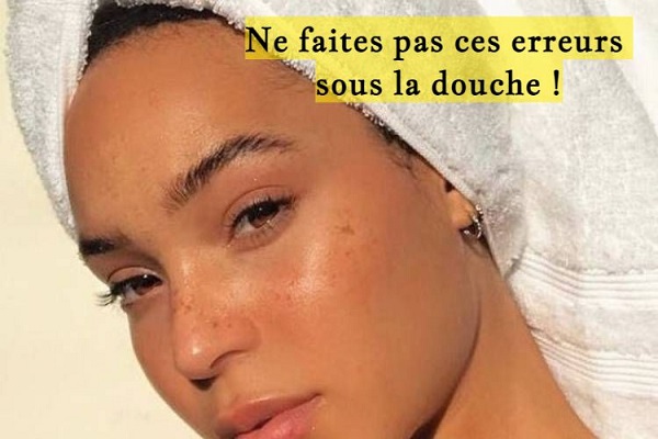 Ne faites pas ces erreurs sous la douche !