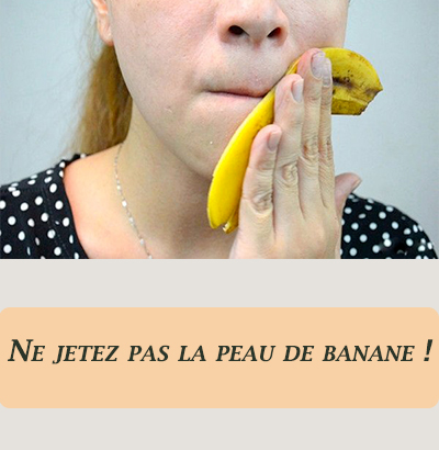 Ne jetez pas la peau de banane !