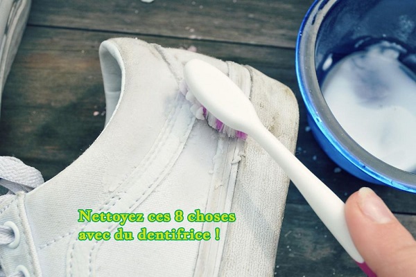 Nettoyez ces 8 choses avec du dentifrice !