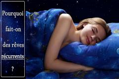 Certains scénarios de rêves, des personnages ou des environnements, reviennent régulièrement rythmer nos nuits. Cela questionne sur la signification de ce scénario qui se répète de manière obsessionnelle. 