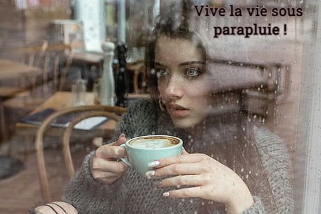 vive la vie sous parapluie !