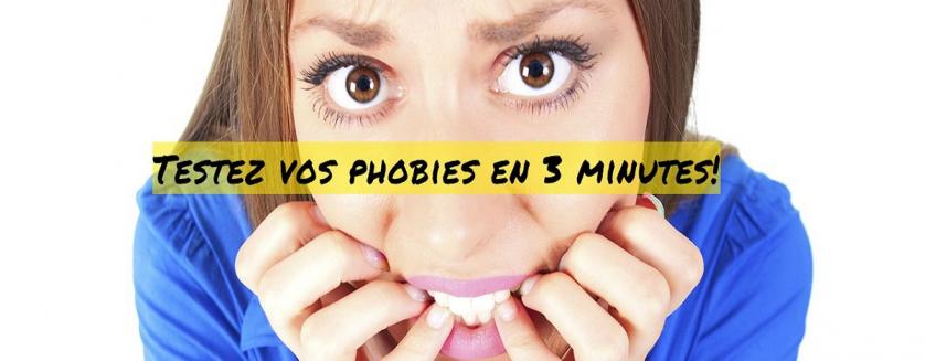 Testez vos phobies en 3 minutes!