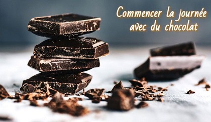 Commencer la journée avec du chocolat !