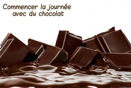 Commencer la journée avec du chocolat !