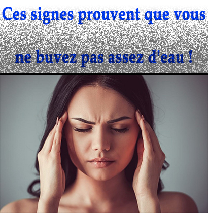 Ces signes prouvent que vous ne buvez pas assez d'eau !