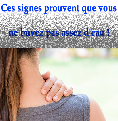 Ces signes prouvent que vous ne buvez pas assez d'eau !