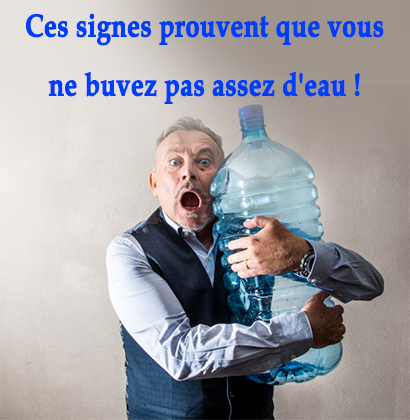 Ces signes prouvent que vous ne buvez pas assez d'eau !