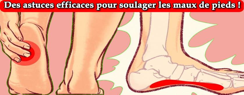 Des astuces efficaces pour soulager les maux de pieds !