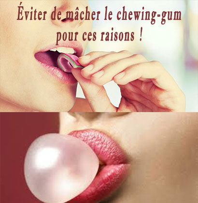 Éviter de mâcher le chewing-gum pour ces raisons !