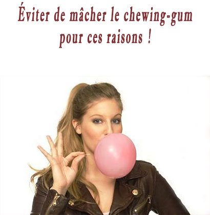 Éviter de mâcher le chewing-gum pour ces raisons !