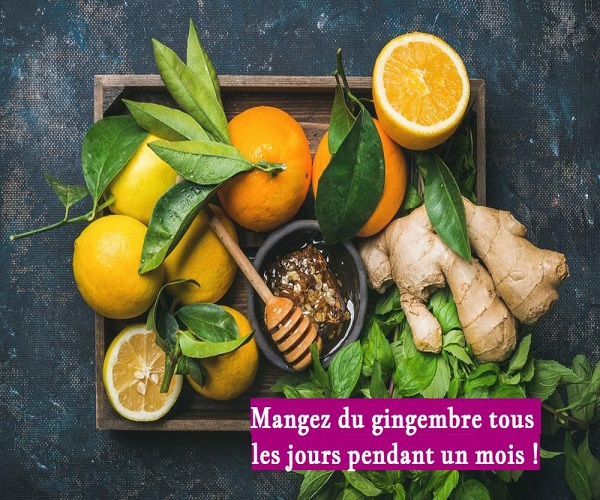 Mangez du gingembre tous les jours pendant un mois !