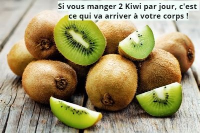 Si vous manger 2 Kiwi par jour, c'est ce qui va arriver à votre corps !