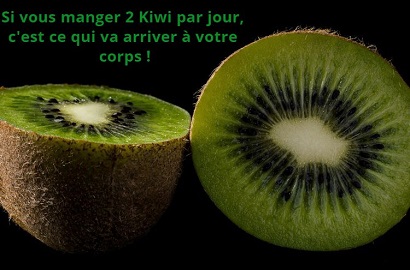 Si vous manger 2 Kiwi par jour, c'est ce qui va arriver à votre corps !