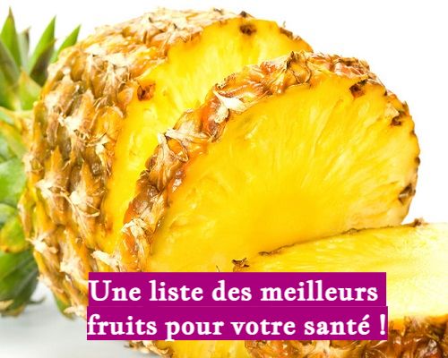 Une liste des meilleurs fruits pour votre santé !