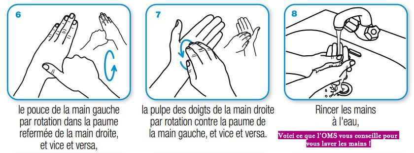Voici ce que l’OMS vous conseille pour vous laver les mains !