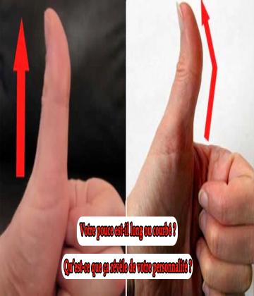 C'est bien connu, certaines parties de notre corps peuvent donner des indications sur notre personnalité, comme les lignes de la main. Mais saviez-vous qu'il est également possible d'en savoir plus sur vous grâce à vos pouces ?