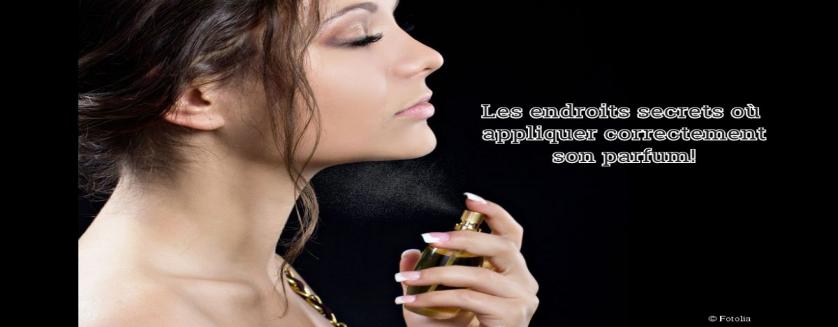 Les endroits secrets où appliquer correctement son parfum!